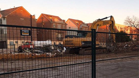 Modu-loc fencing for construction sites